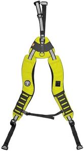 Diamondback Cirro Deluxe Tool Belt Suspenders, Hi-Viz Yellow, XS/S