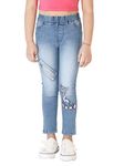 Naughty Ninos Girl's Skinny Fit Blue Jeans 11 Years-12 Years