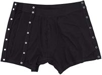 Post Surgery Underwear - Men's - Tearaway Underwear (Black, Small)