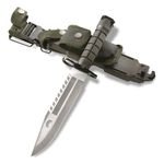 SZCO Supplies 13" M-9 Bayonet Military Style Tactical Saw Back Knife