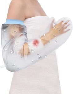 CureSquad Cast Covers for Shower Arm, Waterproof Cast Cover Full Arm Adult