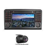 XISEDO Android 7.1 Car Stereo 7" In Dash Autoradio 2 Din Head Unit RAM 2G Sat Nav GPS Navigation with DVD Player for Mercedes-Benz ML Class, Mercedes-Benz GL Class(with DVR)