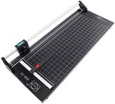 US Stock - 24 Inch Manual Precision Rotary Paper Trimmer, Sharp Photo Paper Cutter, Rotary Paper Cutter Trimmer