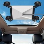 Shruy Starlink Mini Suction Cup Mount with 3 in 1 Car Charger, Secure Satellite Mounting Kit for Car Windows & Sunroofs, Rv, Boat, Truck Glass and Road Trips with 2 Replaceable Suction Cup ﻿