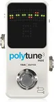 TC Electronic POLYTUNE 3 MINI Tiny Polyphonic Tuner with Multiple Tuning Modes and Built-In BONAFIDE BUFFER, White