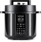 Nutricook Stainless Steel Smart Pot 2, 1000W, 9 In 1 Instant Programmable Electric Pressure Cooker, Slow Cooker, Rice Cooker, Steamer, Saute Pot, Warm Food, Smart Lid (Smart Pot 6 Litre)