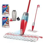 O-Cedar ProMist MAX Spray Mop, PMM with 2 Extra Refills, Red