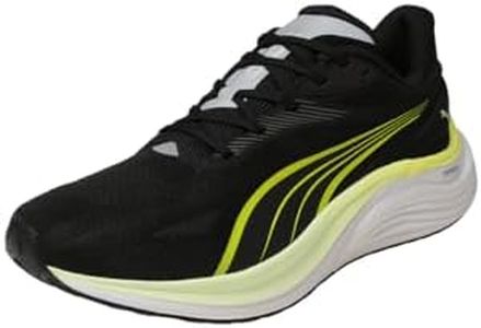 PUMA Men's Electrify Nitro 4 Running Shoe, PUMA Black/Apple Spritz, 9 US