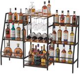 Versatile Bar Stand Table with Glas