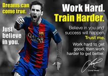 Best Motivational Messi Poster 21 - Motivational Inspirational Footballer Quotes - A3 Poster/Print - Signed (Copy).