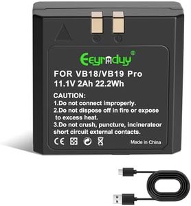 Eeyrnduy VB18 Rechargeable Lithium Battery for Godox V850 V850II V860 V860C V860II V860II-C V860N V860II-N V860II-F V860II-O V860II-S Speedlite Flash