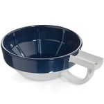 Fine Accoutrements Lather Bowl, Blue/White, 1 Count