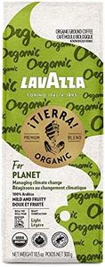 Lavazza ¡Tierra! Organic Planet Ground Coffee Light Roast, 10.5 Oz (Pack of 6) Authentic Italian, Value Pack, Blended And Roated in Italy, 100% USDA Organic Arabica coffees