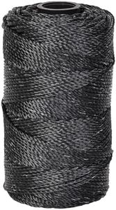 Black Nylon String,350 Feet 2mm Nylon Cord String for Garden,Tomato,Climbing Plant,Tie Floristry,Fishing,Wrapping,Camping and Outdoor Survival,Netting Home Improvement