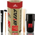 NLP Pre Rolled Cones | King Size Cones | 100 Pack | Organic Cones | Natural Rolling Paper with Tips Pre-Rolled Rolls Papers prerolled cone papers, King Size 109mm