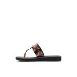 Aldo Women's Tatyx Flat Sandal, Brown Multi, 5 UK