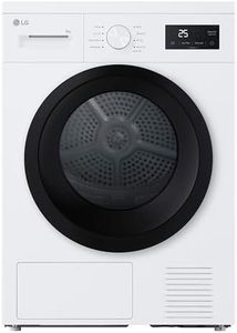 LG Series 2 RHA1008NWK Freestanding Heat Pump Tumble Dryer, 8 kg drying capacity, A++ Rated, Sensor Drying, 600 x 660 x 850 mm (W x D x H), White