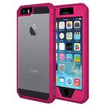 AMZER Full Body Hybrid Cover Case for iPhone 5/5S - Pink