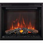 Napoleon Element 36 Inch Built-in Electric Fireplace - Black, NEFB36H-BS