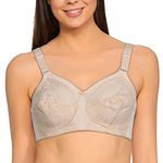 Triumph International Women's Non Padded | Wireless | Doreen 36D Skin | Polyamide Full-Coverage Big Cup Bra | Pack of 1