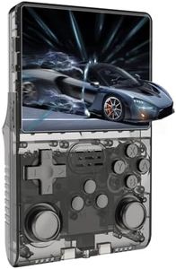 Lesomnio 15000 Games in 1 Handheld Game Console, 3.5" HD IPS Screen Mini Retro Gaming Console, 3800mAh, Built-in 256G TF Card Portable Retro Handheld Game Consoles Open Source Game Console