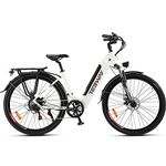 TESWAY 27.5" Electric Bike【BAFANG Motor】 500W/750W Powerful PAS Assisted Ebike【Upgraded Adjustable STEM】 48V 12AH Long Range Ultimate Commuter E-Bike, 40KM/H Step-Thru City Electric Bike for Adults…