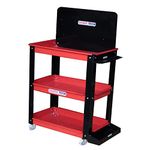 Tools Trolley | 150Kg Load Capacity | Powdercoated High Quality Material | Workshop Trolley | Two wheeler garage Trolley