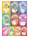 Little Colouring Books for Kids (Set of 10 Books) - Gift to children for painting, drawing and colouring - Alphabets, Animals, Birds, Flags, Flowers, ... Transport, Vegetables - 3 to 6 years old