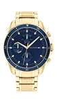 Tommy Hilfiger Navy Dial Round Shaped Sport Men Watch_TH1791834W