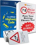 UK Driving Theory Test Kit: Includes The Highway Code Book 2024 UK + 78 Road Signs Flash Cards. Official DVSA & DVLA Book kit for 16th, 17th, 18th Teenage Girls & Boys Birthday Gifts