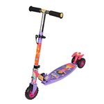 Toyzone Scooter Oval -Kids Skate Ride on | Smart Kick Scooter | Adjustable Height and Rear Brake | Foldable Scooter | for Kids Age 6+ Years (Dora Scooter Oval)