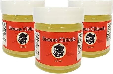 Nutriexpert - BAUME CHINOIS - Soulage douleurs articulaires et musculaires - Apaise les contusions, piqûres, entorses - Aux huiles essentielles - Sans parabènes - Lot de 3 produits