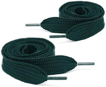 Mercury + Maia Thick Fat Shoe Laces for Sneakers - Chunky Jumbo Wide Shoelaces - Stay Tied - USA Made (72, HUNTER Green)