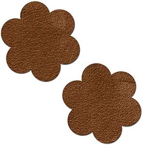 PASTEASE Everyday Reusable Breast Petals Pasties | Silicone Self Adhesive | Waterproof | Comfortable Breast Concealer, Dark Nude