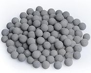 Lystaii 120pcs Tourmaline Balls for Betta Aquarium Tank Balls Mineral Calcium Mineral Balls for Freshwater Aquarium Tank Shrimp Crayfish Water Conditioner Aquatic D¨¦cor Tank Accessories (Grey, 10mm)