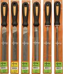 Vallorbe Engineers File Set - 6 Piece - 8 Inch Swiss Files