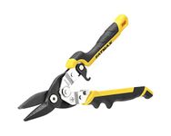 Stanley Yellow Ergo Aviation Snips Straight Cut 250mm (10in)