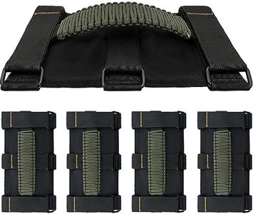 KKIKK Jeep Grab Handles, 4 Pack Paracord Jeep Wrangler Roll Bar Grab Handles for JK TJ JL CJ YJ JKU JLU and Gladiator JT Jeep Wrangler Hardware Handle for 2019 2020 2021 2022 2023 2024 Modle