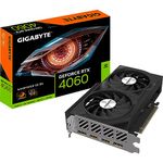 Gigabyte NVIDIA GeForce RTX 4060 WINDFORCE OC Graphics Card - 8GB GDDR6, 128-bit, PCI-E 4.0, 2475MHz Core Clock, 2x DP 1.4, 2x HDMI 2.1a, NVIDIA DLSS 3 - GV-N4060WF2OC-8GD