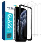 Tech Armor Ballistic Glass Screen Protector Designed for New Apple iPhone 11 Pro Max and iPhone Xs Max 6.5 Inch 2019 Tempered Glass 3 Pack