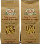 Rustichella d'Abruzzo Penne Pasta (Pack of 2), 500g Each - Classic Durum Wheat Short Quill-Shaped Pasta - Perfect for Sauces and Baked Dishes - Cooks in 10-12 Minutes - Authentic Italian Pasta