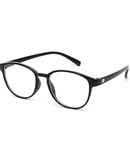 Zaveri Optic Progressive Reading Glasses For Unisex Blue Cut or Anti Glare or Non Anti Glare available +1.00 to +3.00 Black 5 Colour (Progressive Anti Glare, Distance plano/Reading+1.75)