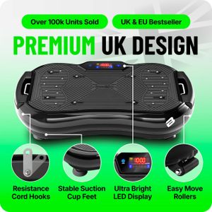 Bluefin Vibration Plate Exercise Machine – Full Body Fitness Platform