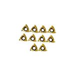 MABUARN Carbide Threading Insert IR/ER Lathe Internal/External Thread Holder Indexable Inserts IR/ER AG60 for Steel Metal Machining, 10 Pieces/Pack (11IR AG60, for Steel Machining)