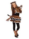 Rubies Fancy dress costume Co. Inc Womens Child Tigress Hoodie Large