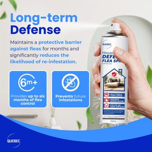 Quebec Flea Spray for Pets, 500ml – Fast-Acting Pest Control