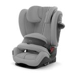 CYBEX Gold Pallas G3 i-Size Plus Child Seat, 76–150 cm, from Approx. 15 Months to Around 12 Years (Approx. 9–50 kg), Stone Grey