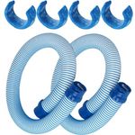 2 Pack 39-Inch R0527700 Pool Cleaner Hose Replacement for Zodiac Baracuda MX6 MX8 X7 T3 T5 Pool Cleaner Parts, with 4 Pack Universal Pool Cleaner Hose Weight