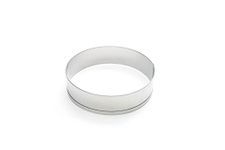 Fox Run 4685 Stainless Steel English Muffin Rings, Set of 4, Stainless Steel, Set of 4