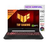 ASUS TUF Gaming A15, 15.6" FHD 144Hz 250nits, AMD Ryzen 9 8945H Processor, Gaming Laptop (32GB RAM/1TB SSD/NVIDIA GeForce RTX 4060/Windows 11/Office Home/Mecha Gray/2.2 Kg), FA507UV-LP137WS